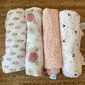 Aden and Anais muslin baby blankets